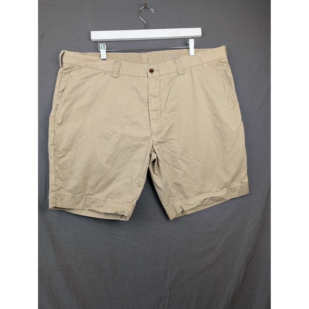 Polo Ralph Lauren Mens Size 42 Tan Chino Shorts Pima Cotton